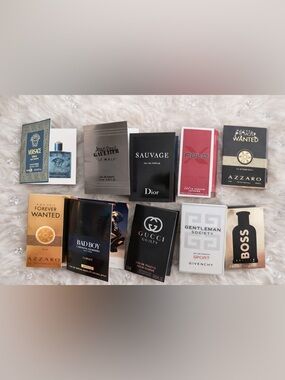 Set of miniature perfumes designer brands 10 in total 1-2 ml each NWT